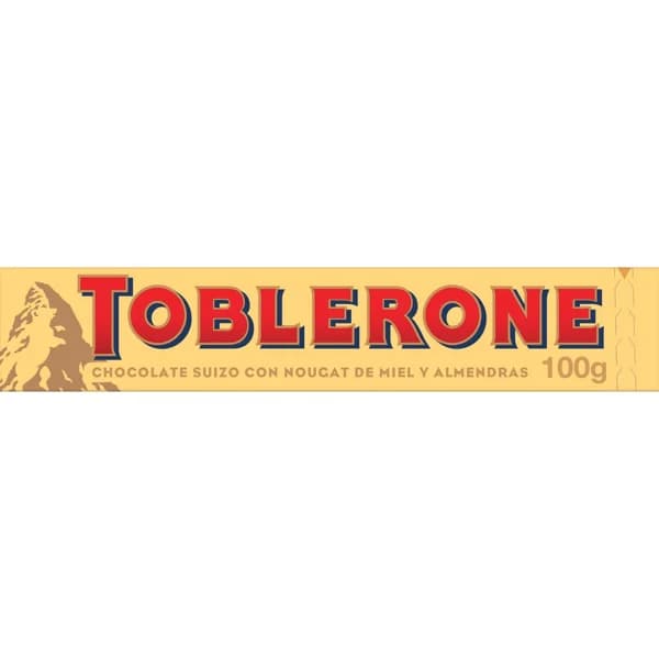 Chocolate con leche TOBLERONE, paquete 100 g - 0.1 kg - Imagen del producto en Findit
