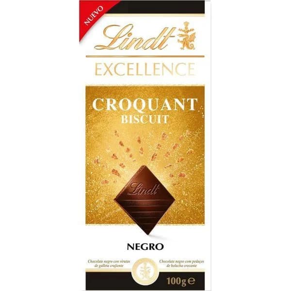 Chocolate negro con galleta crujiente EXCELLENCE, tableta 100 g - 0.1 kg - Imagen del producto en Findit