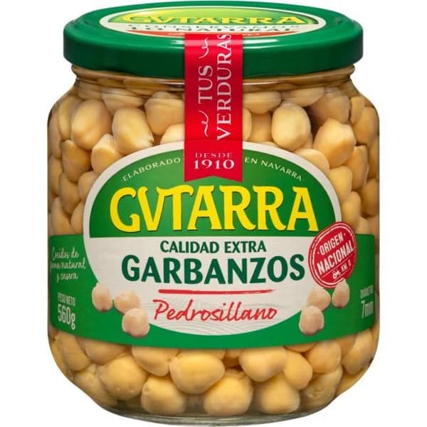 Garbanzo pedrosillano GVTARRA, frasco 400 g - 0.4 kg - Imagen del producto en Findit