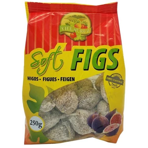 Higos secos VILLACRUZ, bolsa 250 g - 0.25 kg - Imagen del producto en Findit
