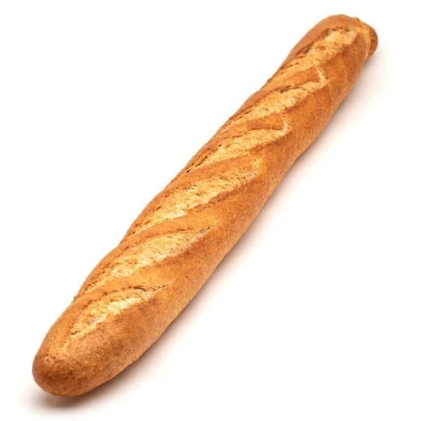 Baguette elaborada c/ harina de trigo integral 36% EROSKI, 200 g - 0.2 kg - Imagen del producto en Findit