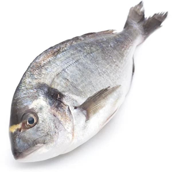 Dorada entera y limpia de crianza, al peso, compra mínima 800 g - 1 ud - Imagen del producto en Findit