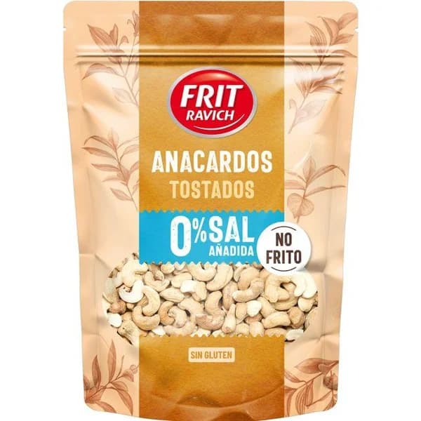 Anacardos tostado sin sal FRIT RAVICH, bolsa 110 g - 0.11 kg - Imagen del producto en Findit