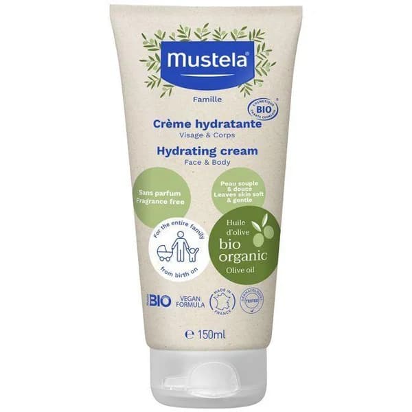 Crema hidratante cara&cuerpo MUSTELA BIO, tubo 150 ml - 0.15 l - Imagen del producto en Findit