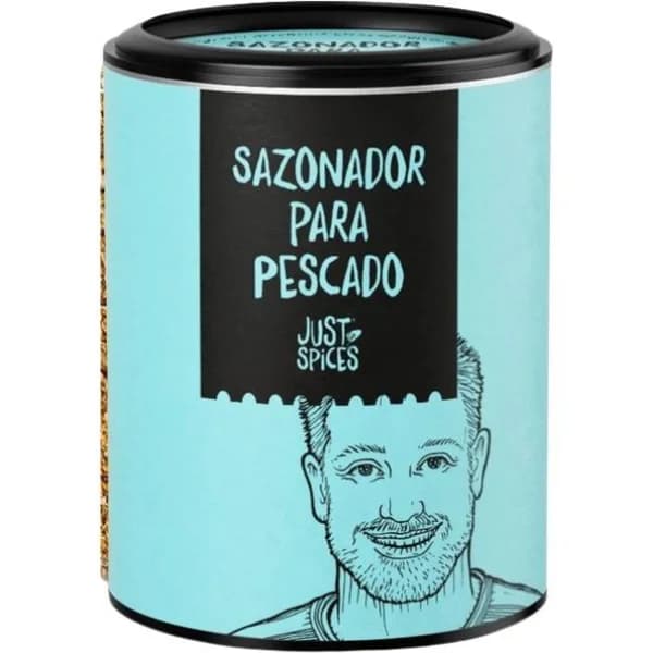 Sazonador de pescado JUST SPICES, lata 60 g - 0.06 kg - Imagen del producto en Findit