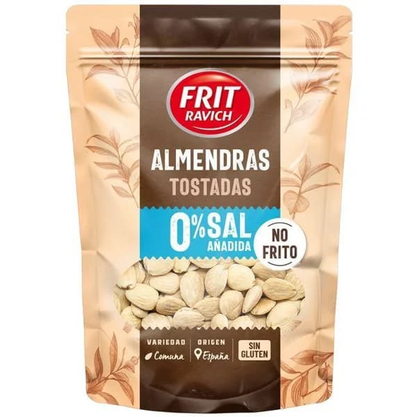 Almendra repelada tostada sin sal FRIT RAVICH, bolsa 110 g - 0.11 kg - Imagen del producto en Findit