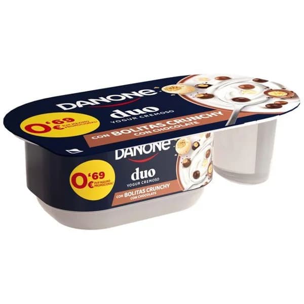 Yogur choco balls DANONE, tarrina 100 g - 0.1 kg - Imagen del producto en Findit