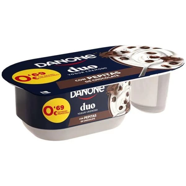 Yogur choco leche DANONE, tarrina 104 g - 1 ud - Imagen del producto en Findit