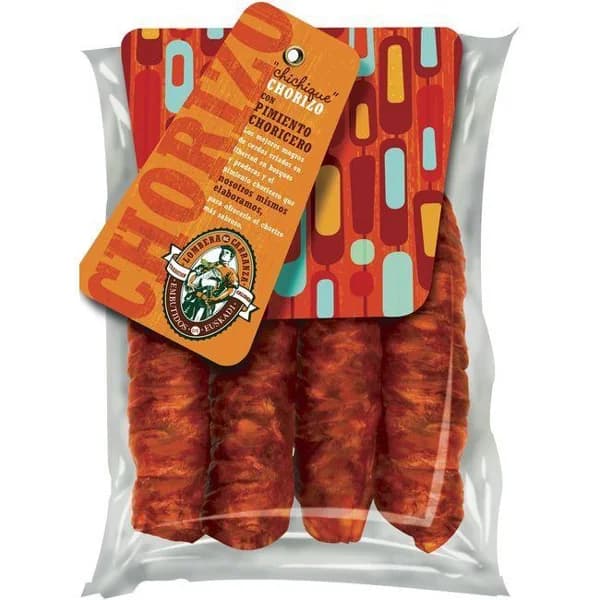 Chorizo extra 4/4 LOMBERA de CARRANZA, sobre aprox. 350 g - 0.35 kg - Imagen del producto en Findit