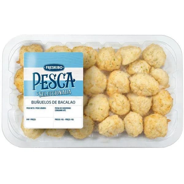 Buñuelos de bacalao FRESKIBO, bandeja 225 g - 1 ud - Imagen del producto en Findit