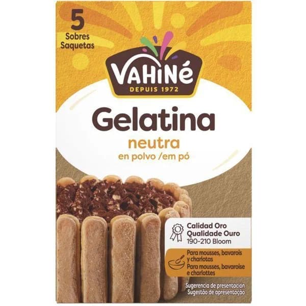 Gelatina en polvo VAHINÉ, caja 30 g - 1 ud - Imagen del producto en Findit