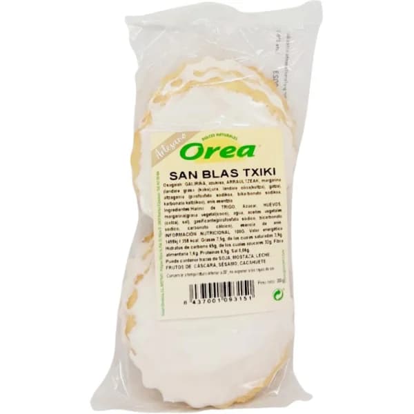 Torta de San Blas txiki OREA, paquete 300 g - 0.3 kg - Imagen del producto en Findit