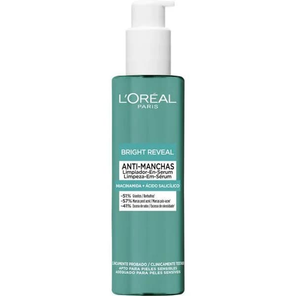 Gel limpiador facial bright reveal L`OREAL, dosificador 150 ml - 0.15 l - Imagen del producto en Findit