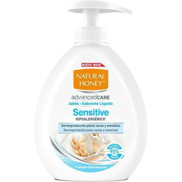 Jabón líquido manos sensitive NATURAL HONEY, dosificador 300 ml - 0.3 l - Imagen del producto en Findit