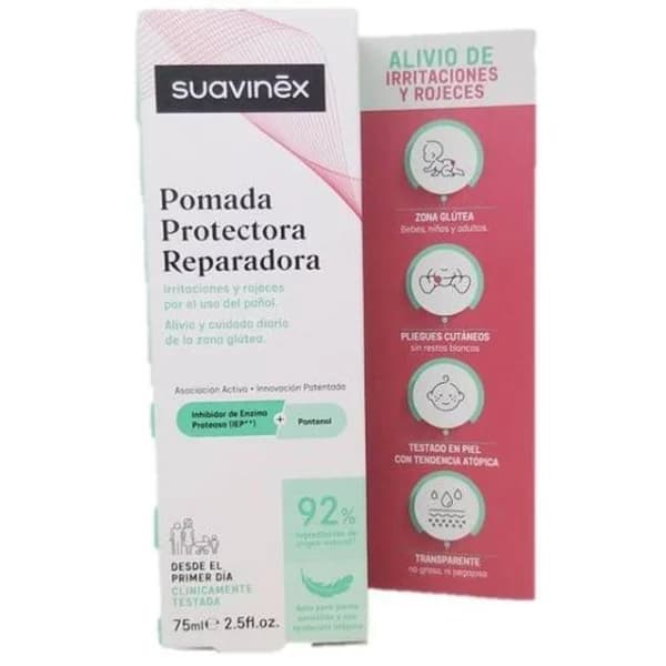 Pomada protectora reparadora SUAVINEX, tubo 75 ml - 0.08 l - Imagen del producto en Findit