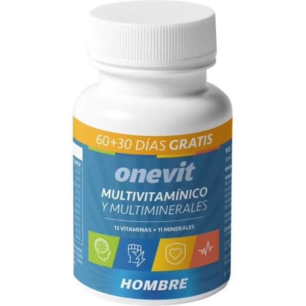 Multivitamínico para hombre ONEVIT, bote 90 cápsulas - 90 ud - Imagen del producto en Findit
