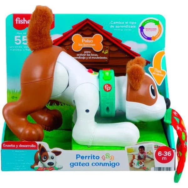 Perrito gatea y juega conmigo, edad rec: 6-36 meses FISHER PRICE - 1 ud - Imagen del producto en Findit