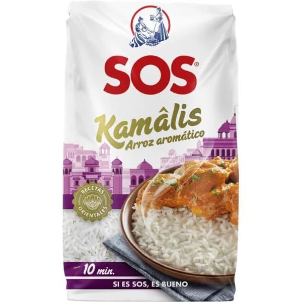 Arroz kamalis SOS, paquete 500 g - 0.5 kg - Imagen del producto en Findit