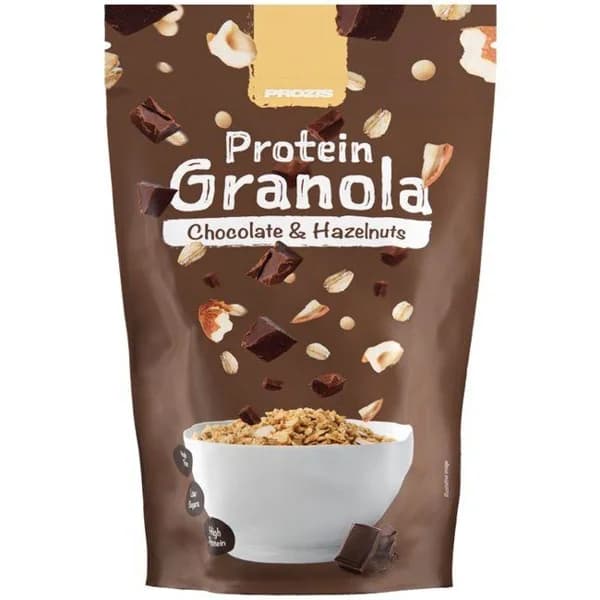 Granola proteica con chocolate y avellanas PROZIS, bolsa 275 g - 0.28 kg - Imagen del producto en Findit