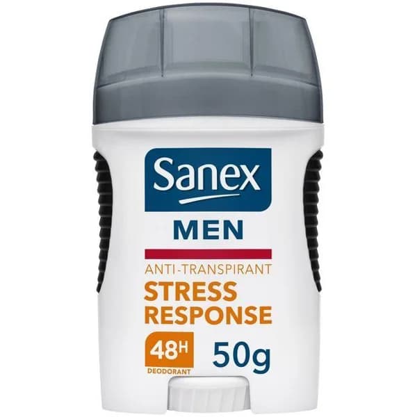 Desodorante para hombre stress resopnse SANEX, stick 50 ml - 1 ud - Imagen del producto en Findit