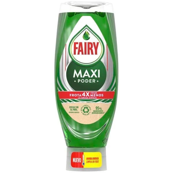 Lavavajillas a mano FAIRY MAXIPODER, botella 660 ml - 0.66 l - Imagen del producto en Findit