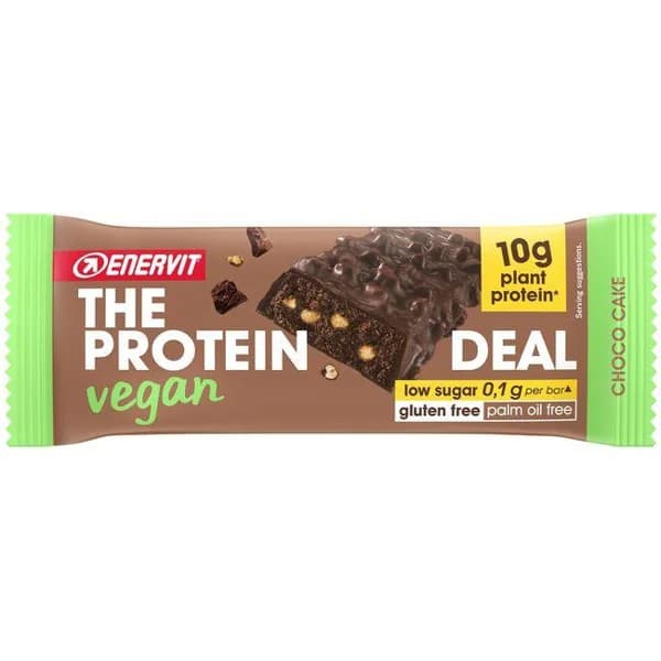 Protein deal vegan chocolate ENERVIT, 1 ud, 40 g - 0.04 kg - Imagen del producto en Findit