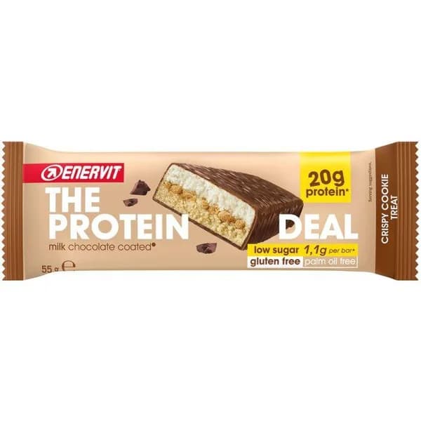 Protein deal bar cookie ENERVIT, 1 ud, 55 g - 0.06 kg - Imagen del producto en Findit