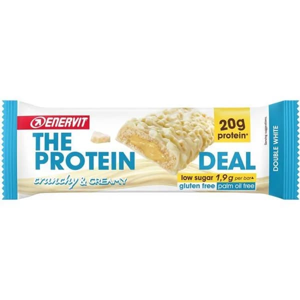 Protein deal chocolate blanco ENERVIT, 1 ud, 55 g - 0.06 kg - Imagen del producto en Findit