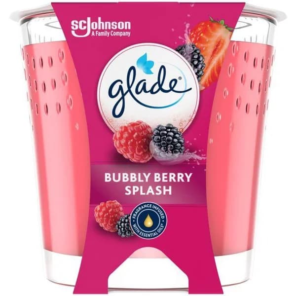 Ambientador de vela con aroma Bubbly berry GLADE, 1 ud - 1 ud - Imagen del producto en Findit