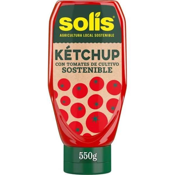 Ketchup SOLÍS, bocabajo 550 g - 0.55 kg - Imagen del producto en Findit
