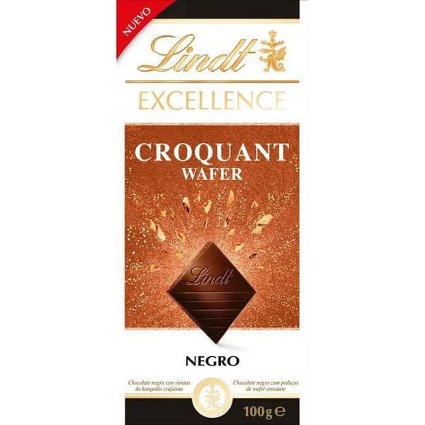 Chocolate negro con barquillo EXCELLENCE, tableta 100 g - 0.1 kg - Imagen del producto en Findit
