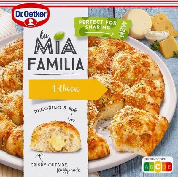 Pizza snack La Mia Familia 4 quesos DR. OETKER, caja 480 g - 0.48 kg - Imagen del producto en Findit
