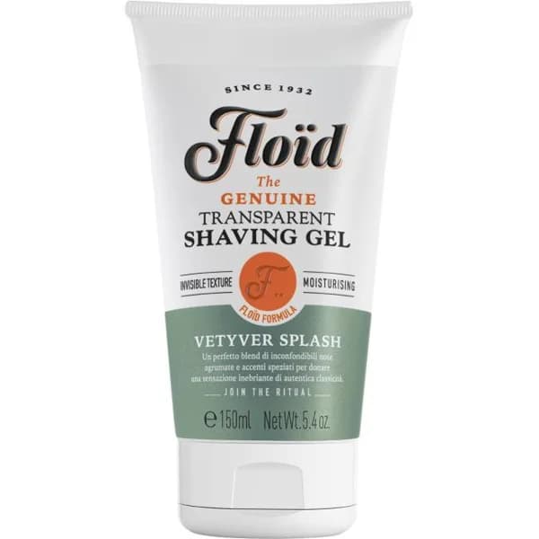Gel de afeitado transparente Vetyver splash FLOID, tubo 150 ml - 1 ud - Imagen del producto en Findit