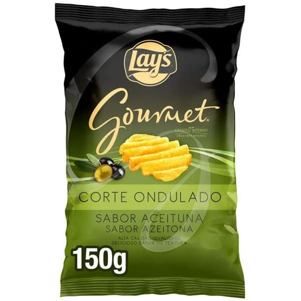 Patata premium ondulada oliva LAY'S GOURMET, bolsa 150 g - 0.15 kg - Imagen del producto en Findit