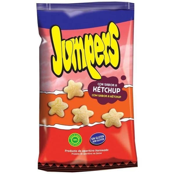 Gusanitos de ketchup JUMPERS, bolsa 42 g - 1 ud - Imagen del producto en Findit