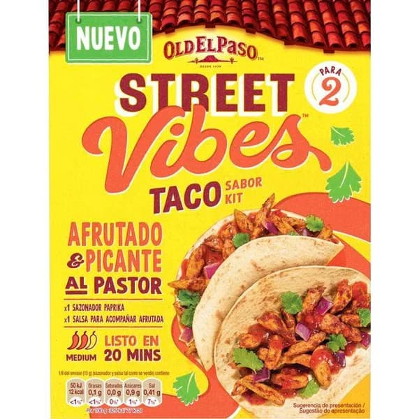 Combo kit al pastor OLD EL PASO, caja 92 g - 0.09 kg - Imagen del producto en Findit