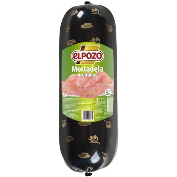 Mortadela con aceitunas ELPOZO, al corte, compra mínima 100 g - 0.1 kg - Imagen del producto en Findit