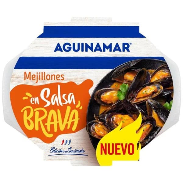 Mejillón brava AGUINAMAR, tarrina 500 g - 0.5 kg - Imagen del producto en Findit