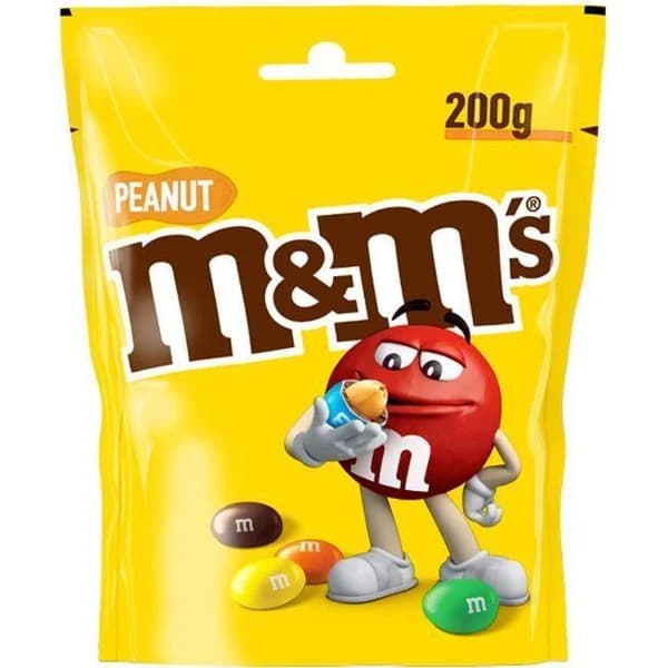 Grageas de cacahuete M&M'S, bolsa 200 g - 0.2 kg - Imagen del producto en Findit