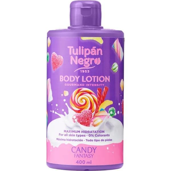 Loción corporal candy fantasy TULIPAN NEGRO, bote 400 ml - 0.4 l - Imagen del producto en Findit