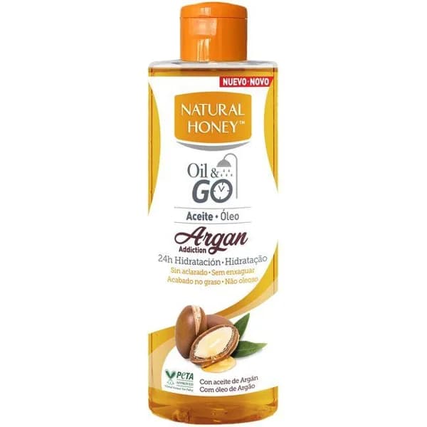 Aceite corporal Oil&Go argán NATURAL HONEY, bote 250 ml - 0.25 l - Imagen del producto en Findit