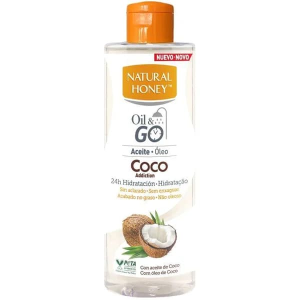 Aceite corporal Oil&Go coco NATURAL HONEY, bote 250 ml - 0.25 l - Imagen del producto en Findit
