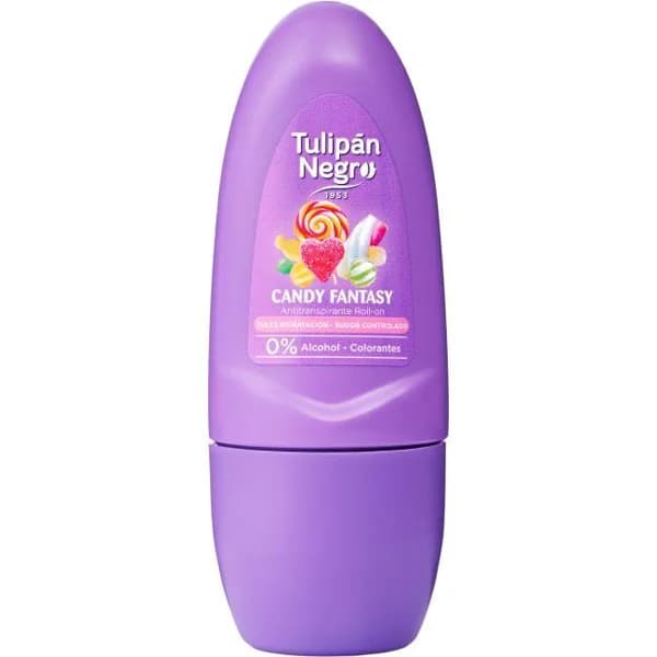 Desodorante candy fantasy TULIPÁN NEGRO, roll on 50 ml - 1 ud - Imagen del producto en Findit