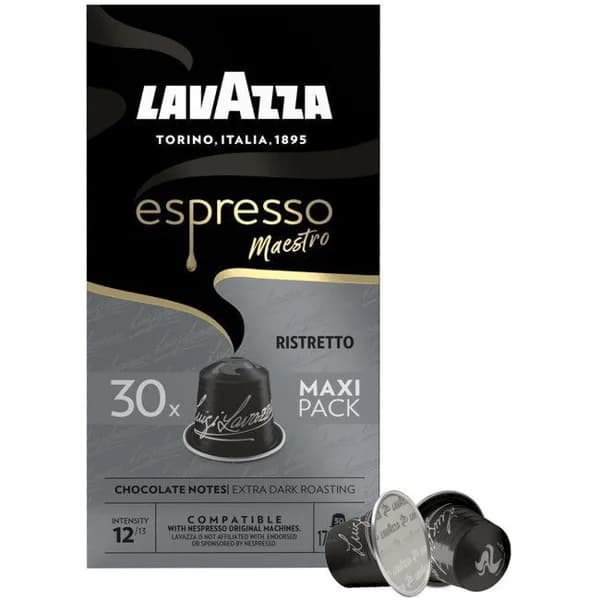 Café Espresso Ristretto comp. Nespresso LAVAZZA, caja 30 uds - 30 ud - Imagen del producto en Findit