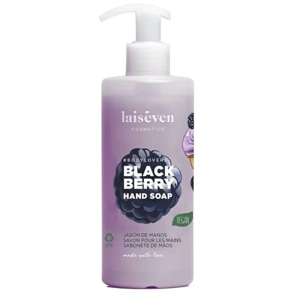 Jabón de manos olor a mora LAISEVEN, dosificador 400 ml - 0.4 l - Imagen del producto en Findit