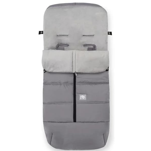 Saco universal polar liso gris para silla de paseo impermeable INTERBABY - 1 ud - Imagen del producto en Findit