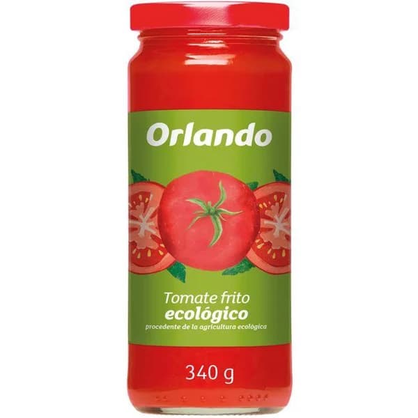 Tomate frito ecológico ORLANDO, frasco 340 g - 0.34 kg - Imagen del producto en Findit