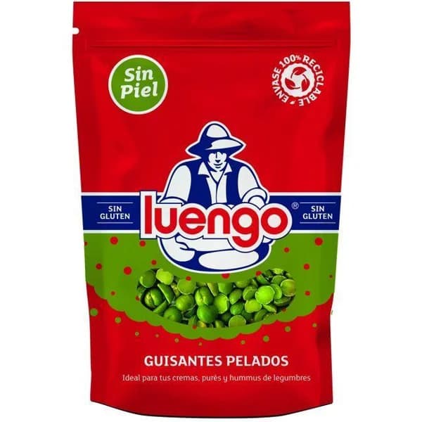 Guisante verde partido LUENGO, bolsa 400 g - 0.4 kg - Imagen del producto en Findit