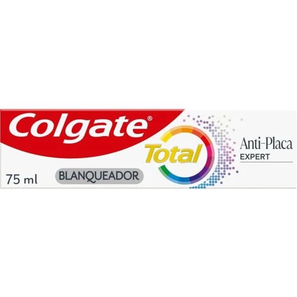 Dentífrico total placa white COLGATE, tubo 75 ml - 0.08 l - Imagen del producto en Findit