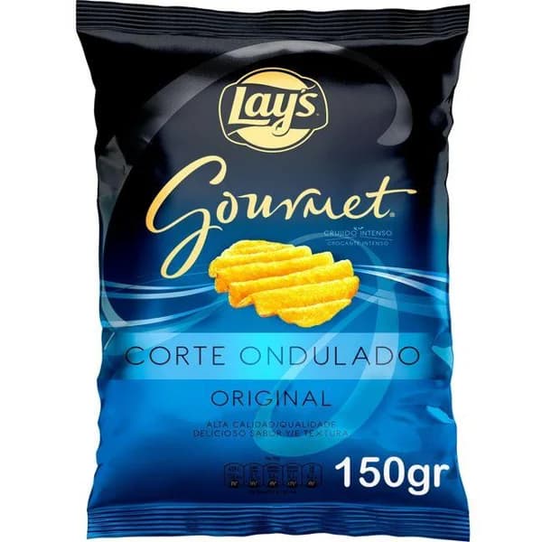 Patata premium ondulada sal LAY'S GOURMET, bolsa 150 g - 0.15 kg - Imagen del producto en Findit